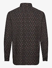 Selected Homme - SLHSLIM-FLORAL AOP LS SHIRT EX - dalykinio stiliaus marškiniai - black - 1