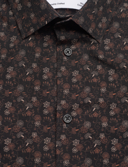 Selected Homme - SLHSLIM-FLORAL AOP LS SHIRT EX - dalykinio stiliaus marškiniai - black - 2