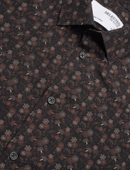 Selected Homme - SLHSLIM-FLORAL AOP LS SHIRT EX - dalykinio stiliaus marškiniai - black - 3