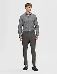 Selected Homme - SLHSLIMSOHO-AOP MIX SHIRT LS B - lietišķā stila krekli - sky captain - 6