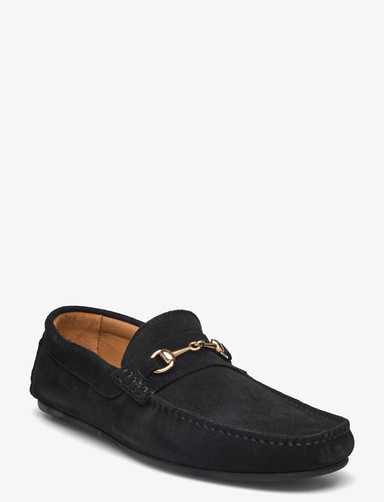 Selected Homme - SLHSERGIO SUEDE HORSEBIT DRIVING SHOE - loafers - black - 0