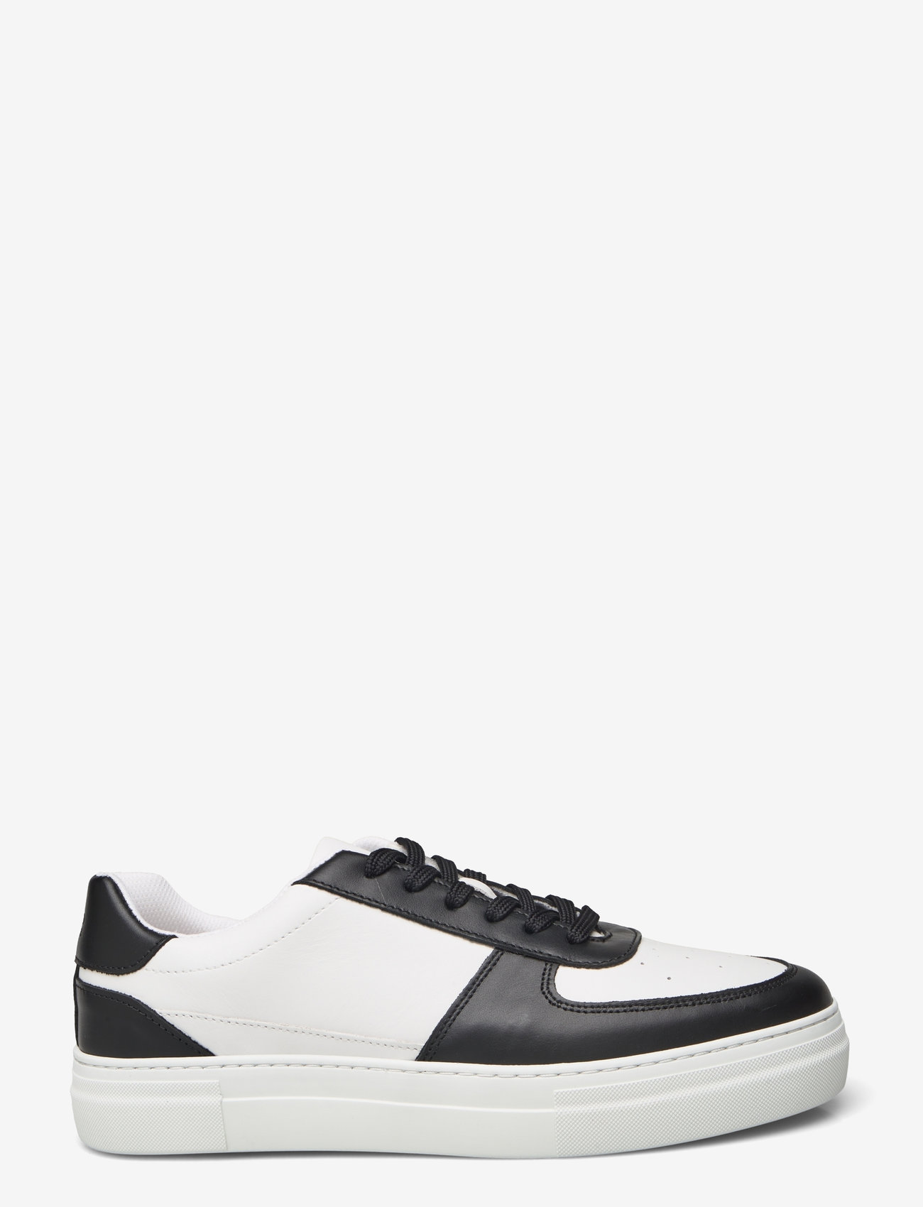 Selected - SLHHARALD LEATHER SNEAKER - niedriger schnitt - black - 1
