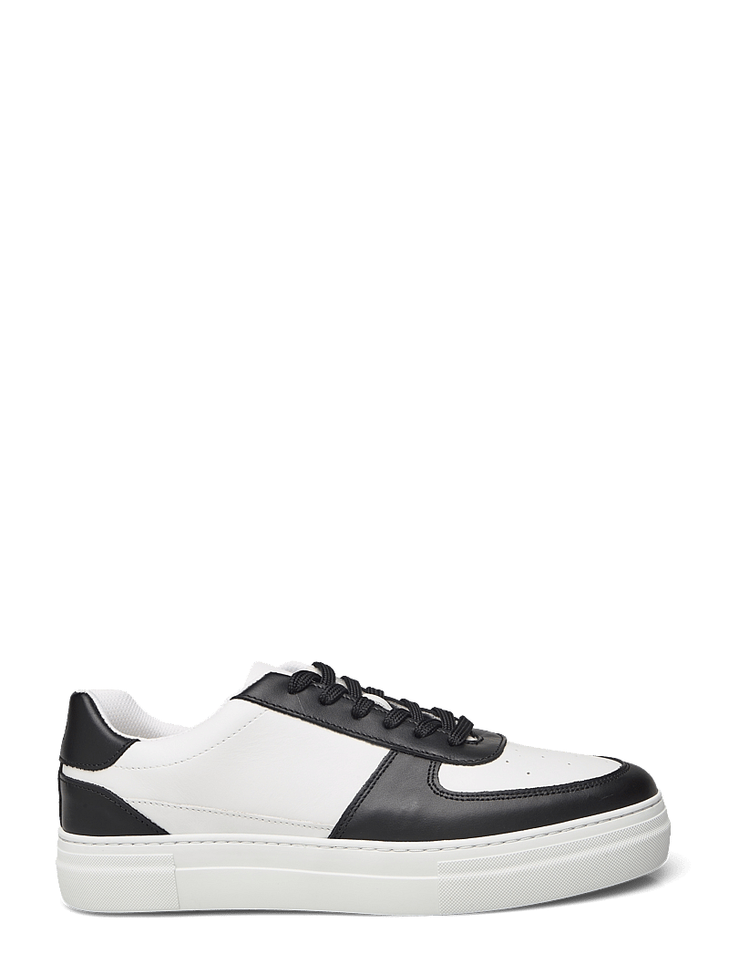 Selected - SLHHARALD LEATHER SNEAKER - sneakersy niskie - black - 1