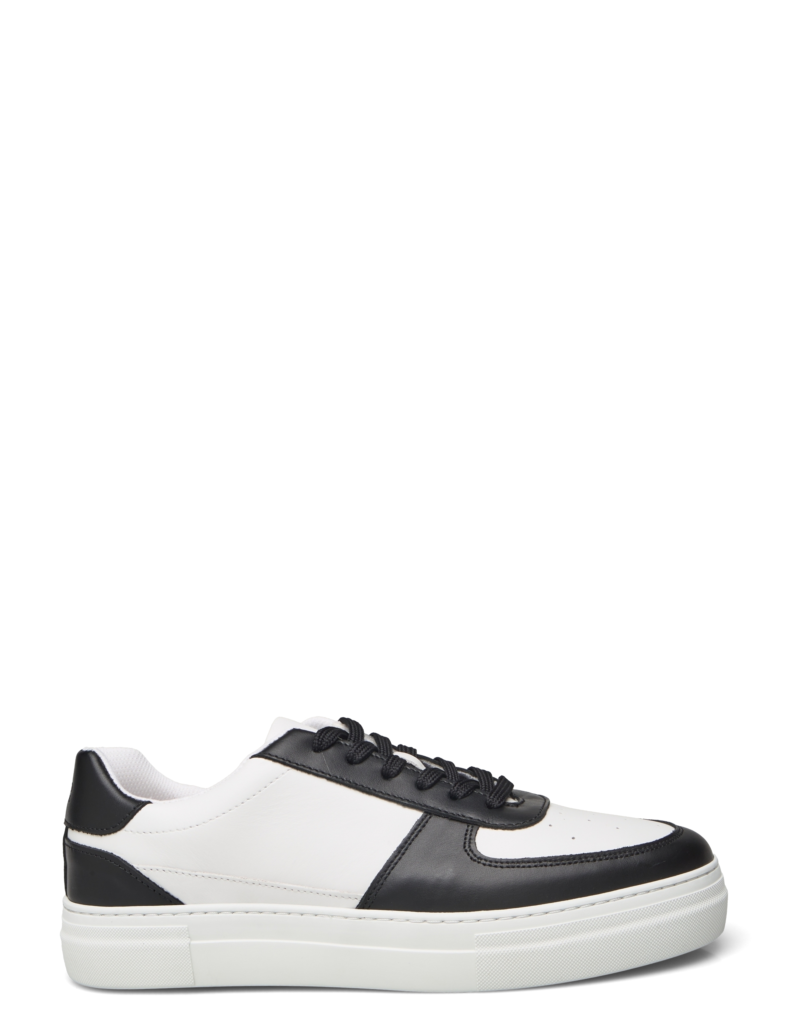 Selected - SLHHARALD LEATHER SNEAKER - black - 1