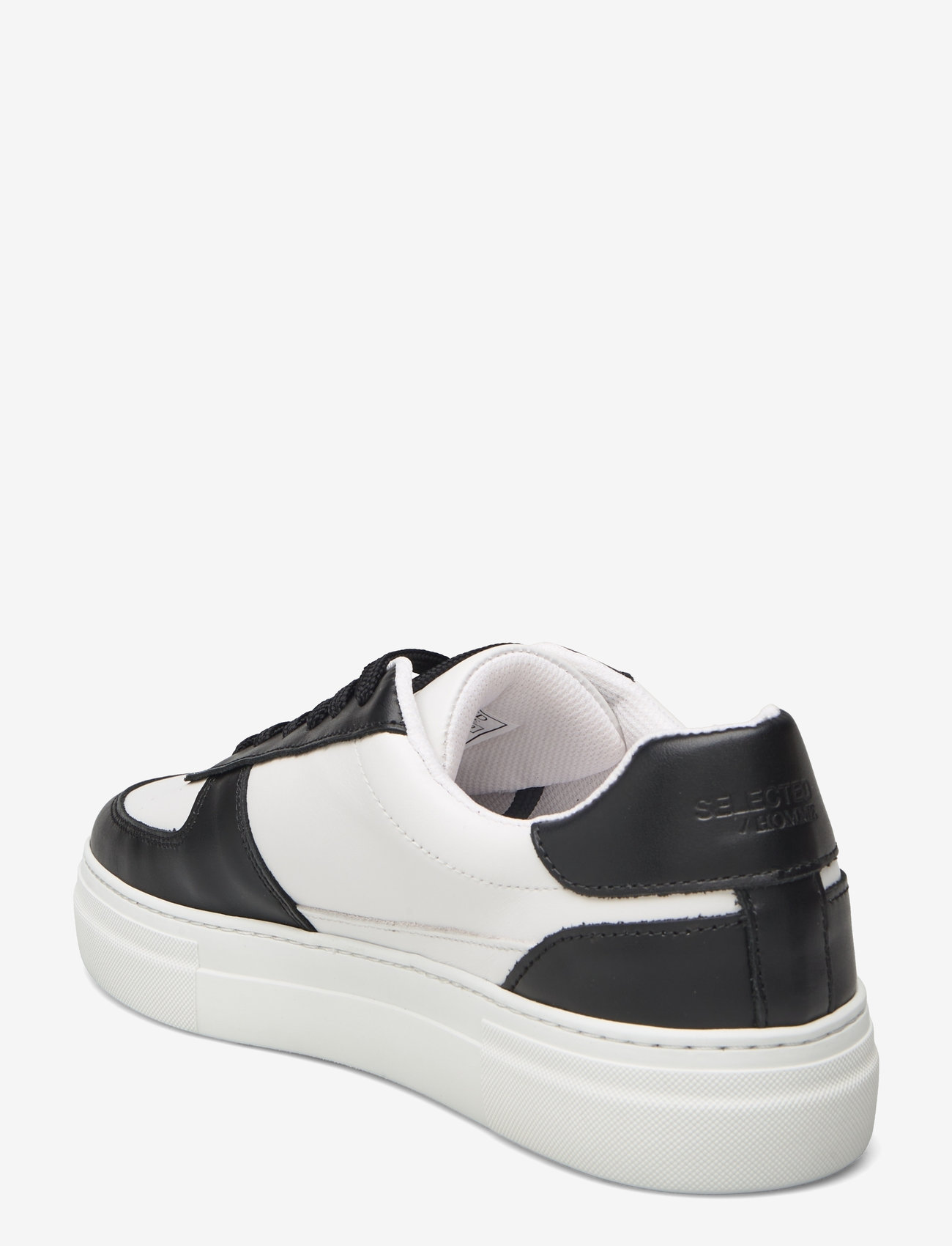 Selected - SLHHARALD LEATHER SNEAKER - niedriger schnitt - black - 2