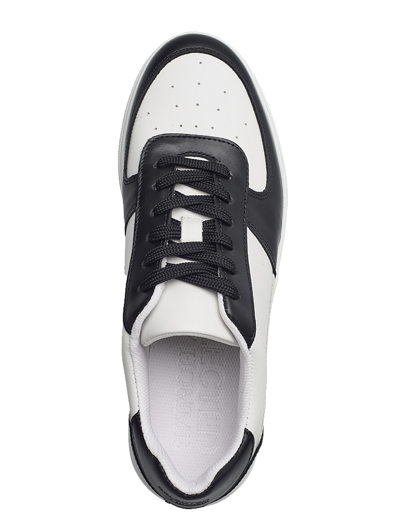 Selected - SLHHARALD LEATHER SNEAKER - sneakersy niskie - black - 3