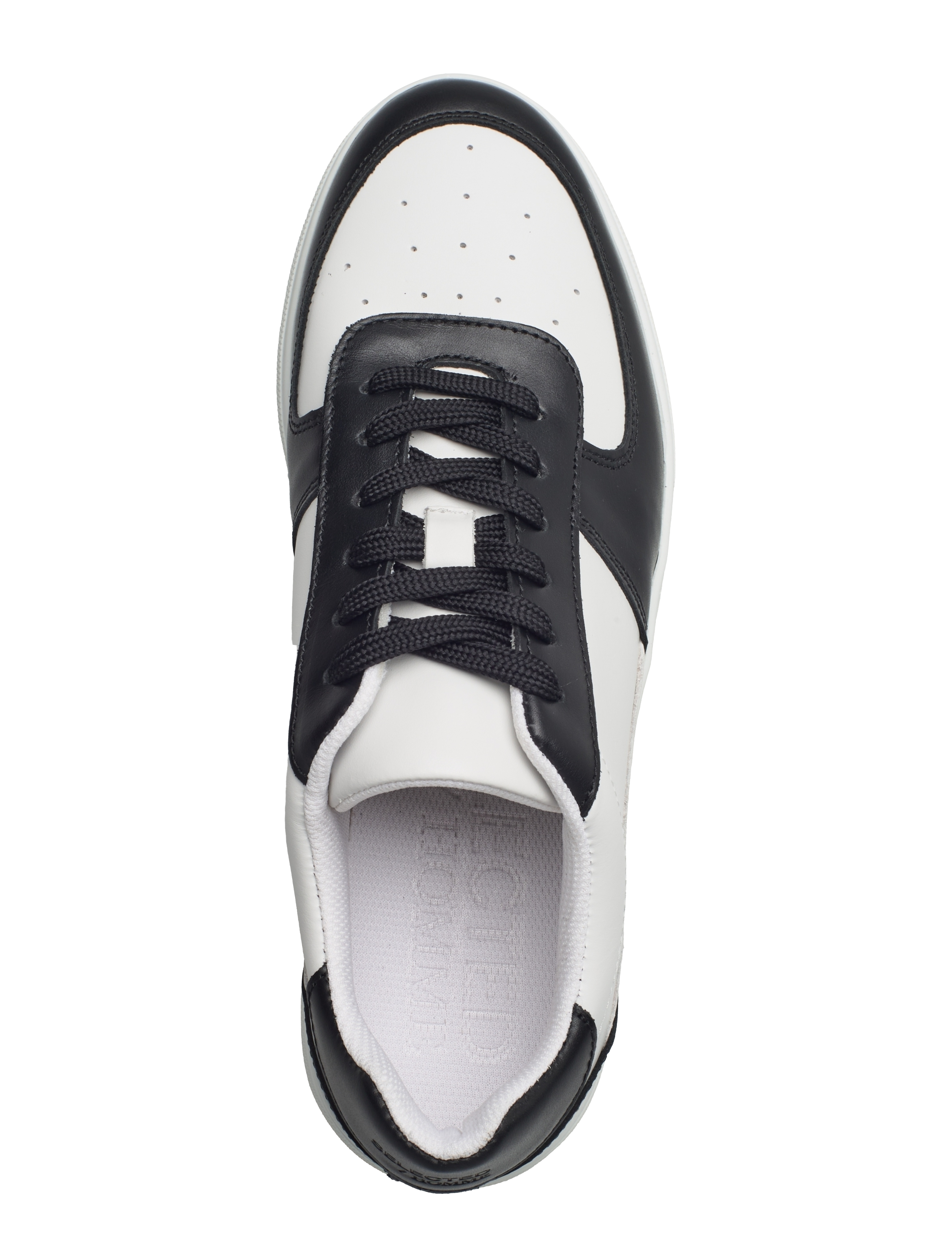 Selected - SLHHARALD LEATHER SNEAKER - black - 3