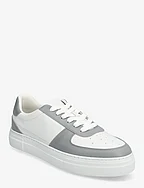 SLHHARALD LEATHER SNEAKER - GREY