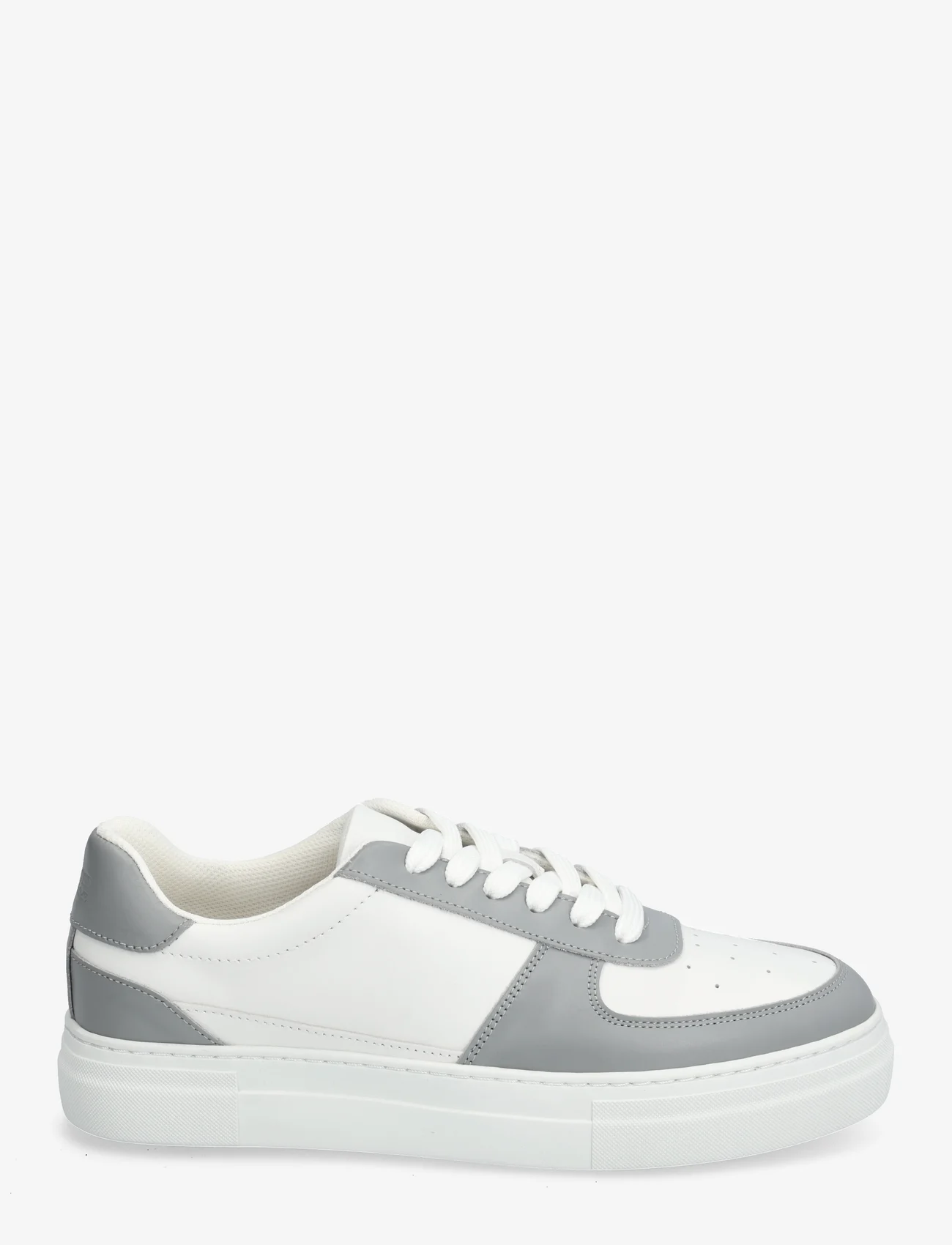 Selected Homme - SLHHARALD LEATHER SNEAKER - low tops - grey - 1