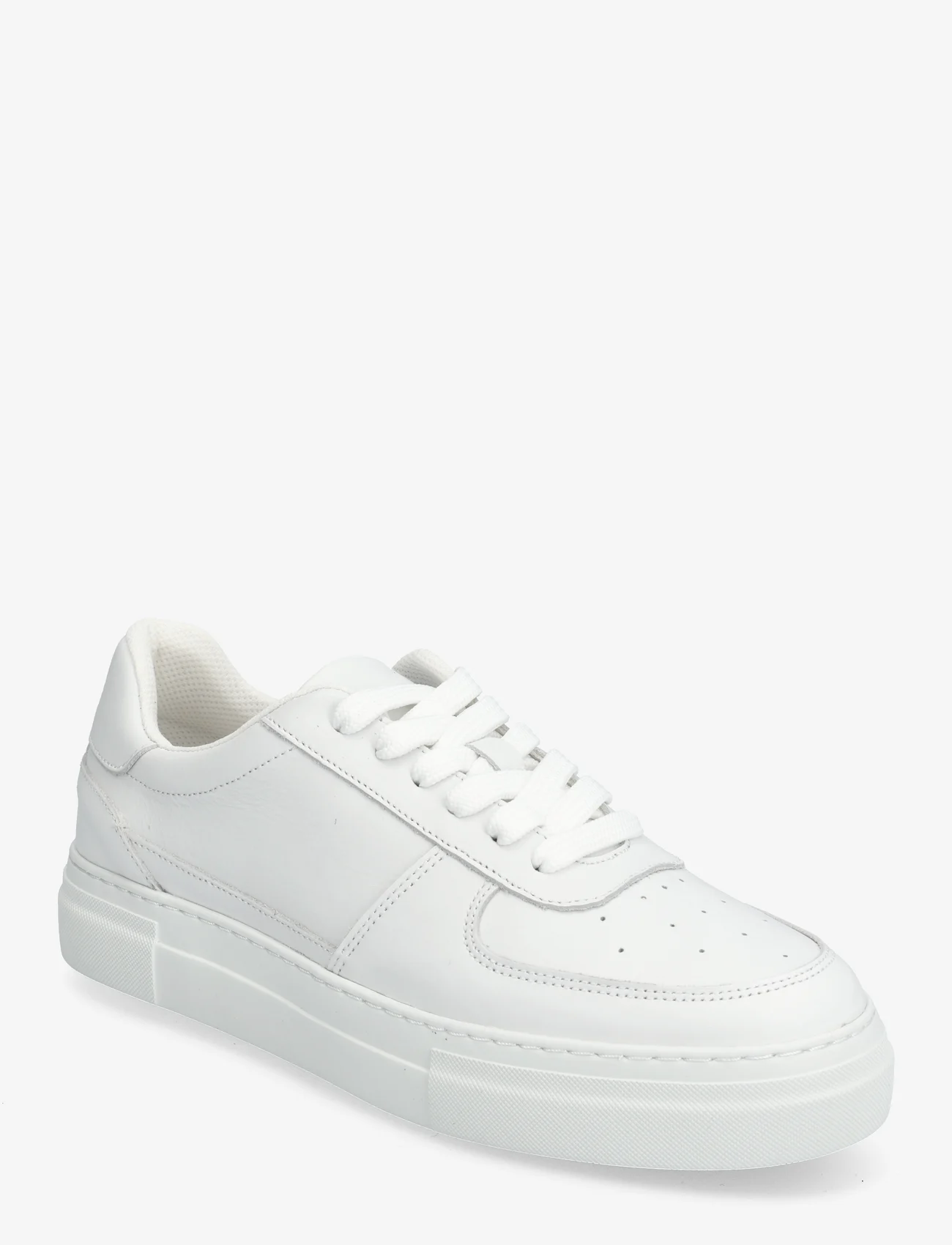 Selected Homme - SLHHARALD LEATHER SNEAKER - laag sneakers - white - 0