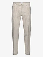 SLH196-STRAIGHT MADS LINEN PANT NOOS - PURE CASHMERE