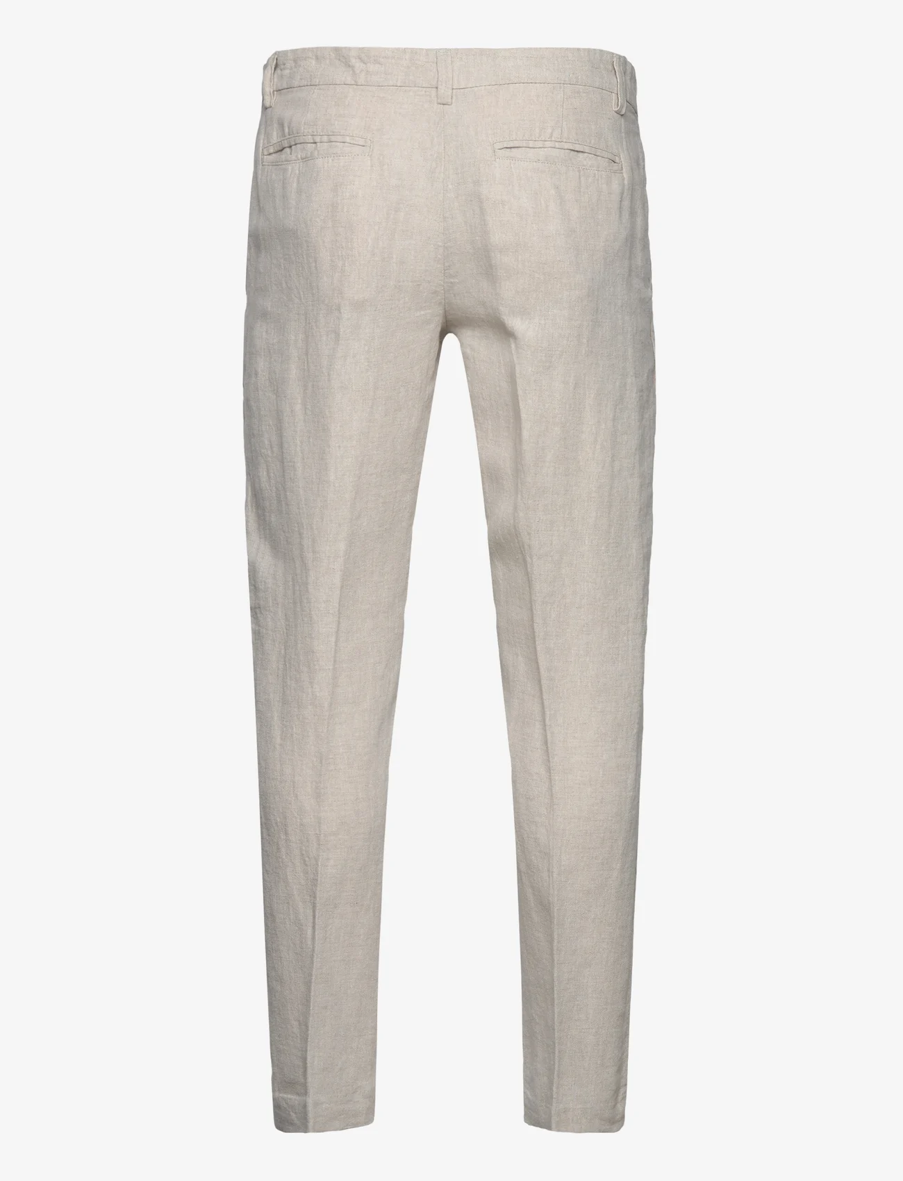 Selected Homme - SLH196-STRAIGHT MADS LINEN PANT NOOS - pellavahousut - pure cashmere - 1