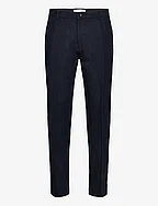 SLH196-STRAIGHT MADS LINEN PANT NOOS - SKY CAPTAIN