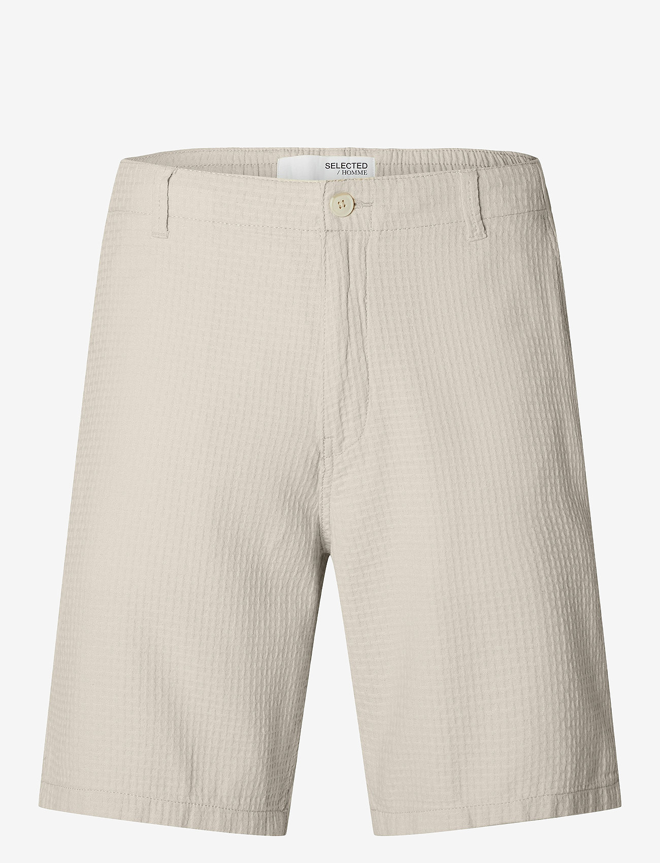 Selected Homme - SLHREGULAR-WEST SHORTS CAMP - oatmeal - 1