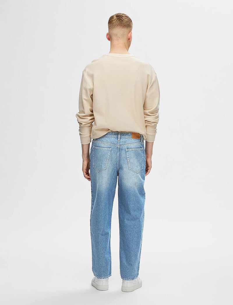 Selected - SLH-BARREL 5423 L.B WASH JNS - loose jeans - blue denim - 2