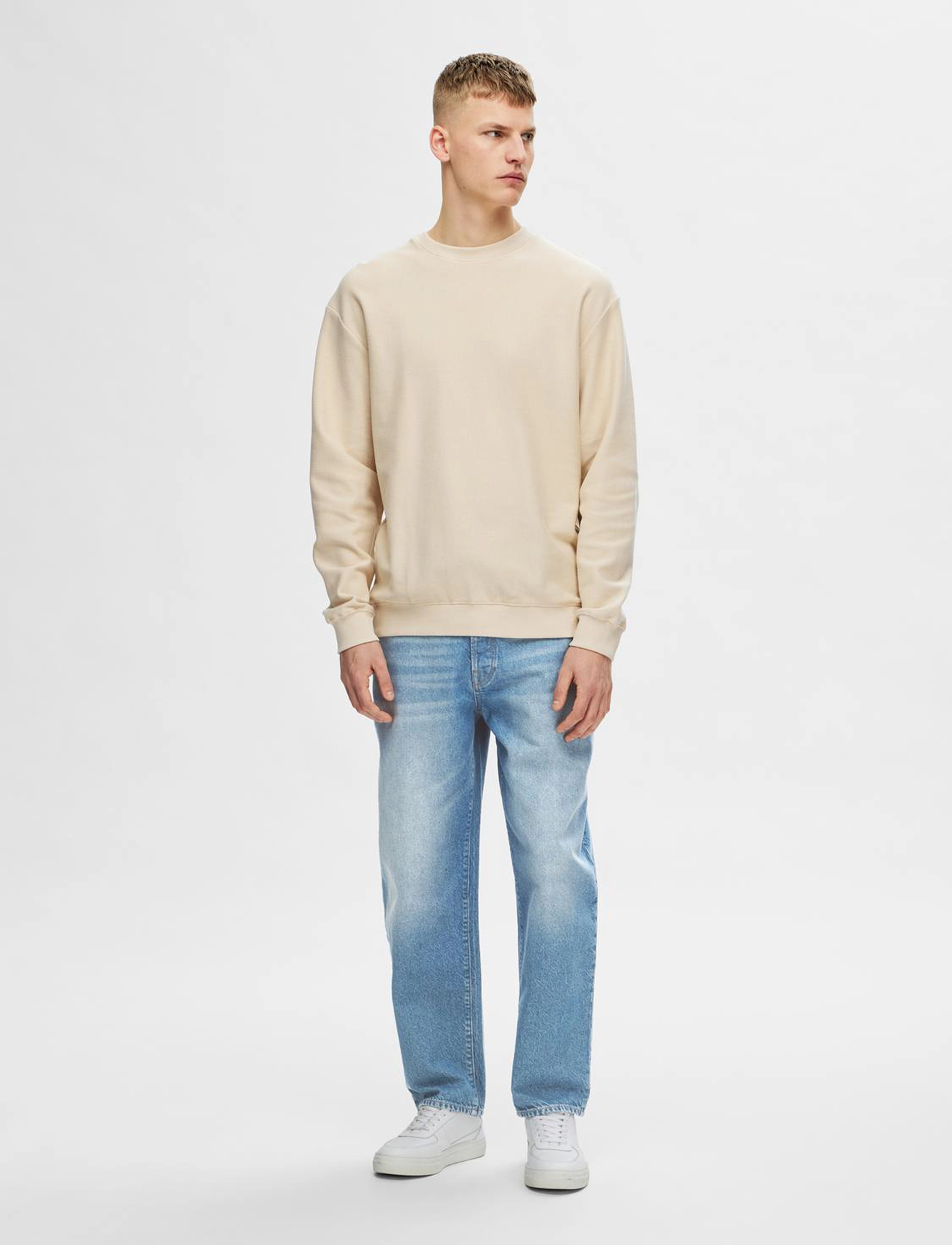 Selected - SLH-BARREL 5423 L.B WASH JNS - blue denim - 3