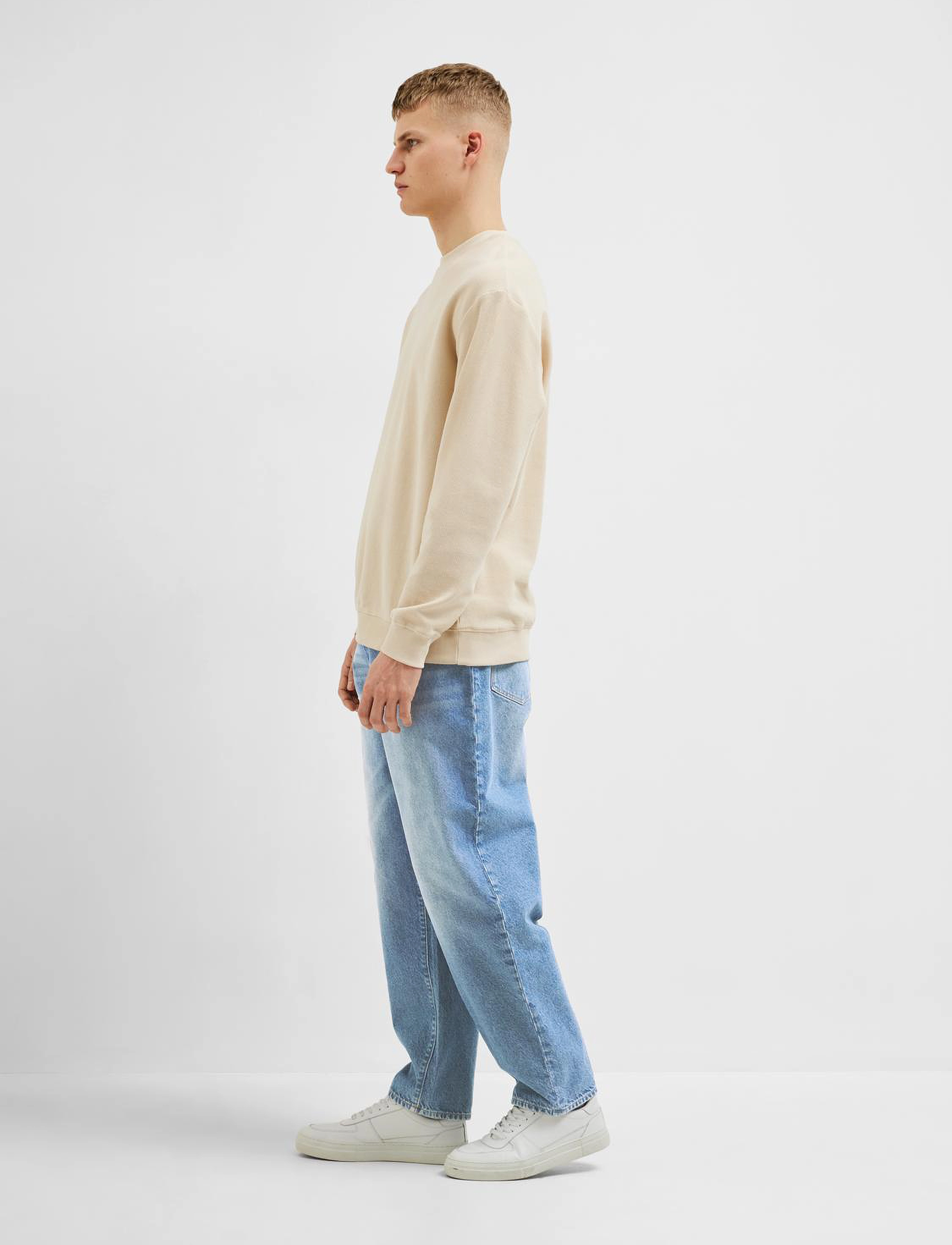 Selected - SLH-BARREL 5423 L.B WASH JNS - blue denim - 4