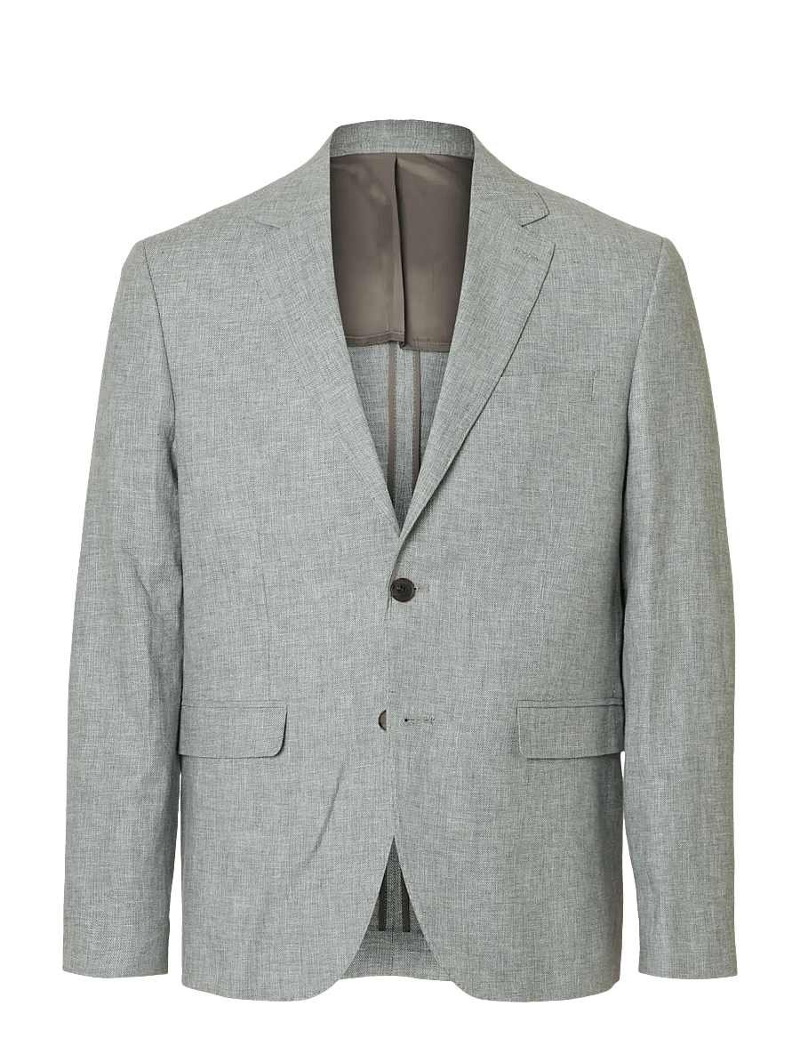 Selected - SLMREG-MALIK SUN BLZ NOOS - enkeltradede blazere - balsam green - 1