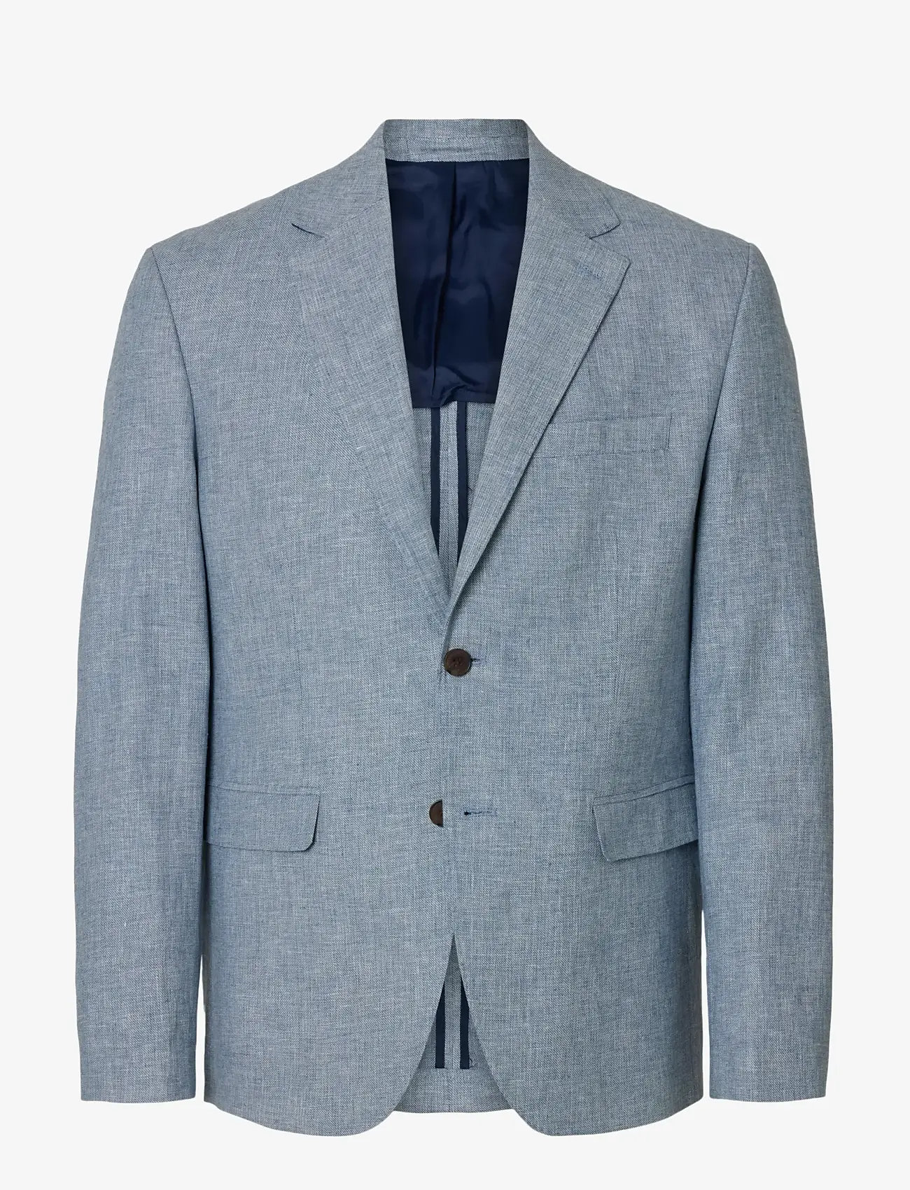 Selected - SLMREG-MALIK SUN BLZ NOOS - blazers à boutonnage simple - light blue - 1