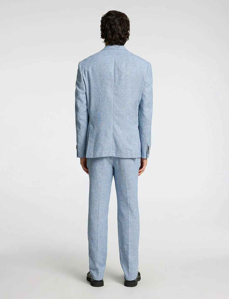 Selected - SLMREG-MALIK SUN BLZ NOOS - enkeltradede blazere - light blue - 2