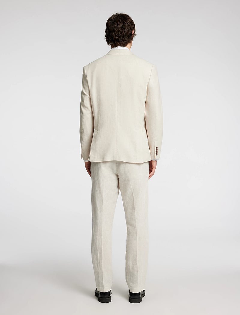 Selected - SLMREG-MALIK SUN BLZ NOOS - einreiher - oatmeal - 2
