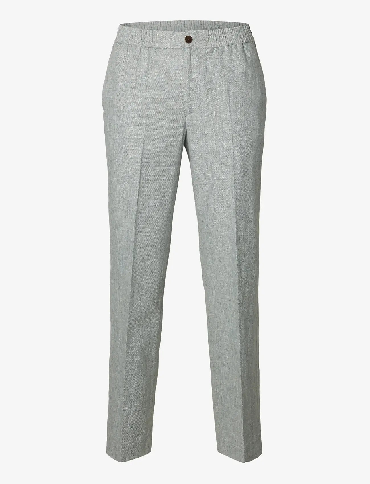 Selected - SLMREG-MALIK SUN TRS NOOS - hørbukser - balsam green - 1