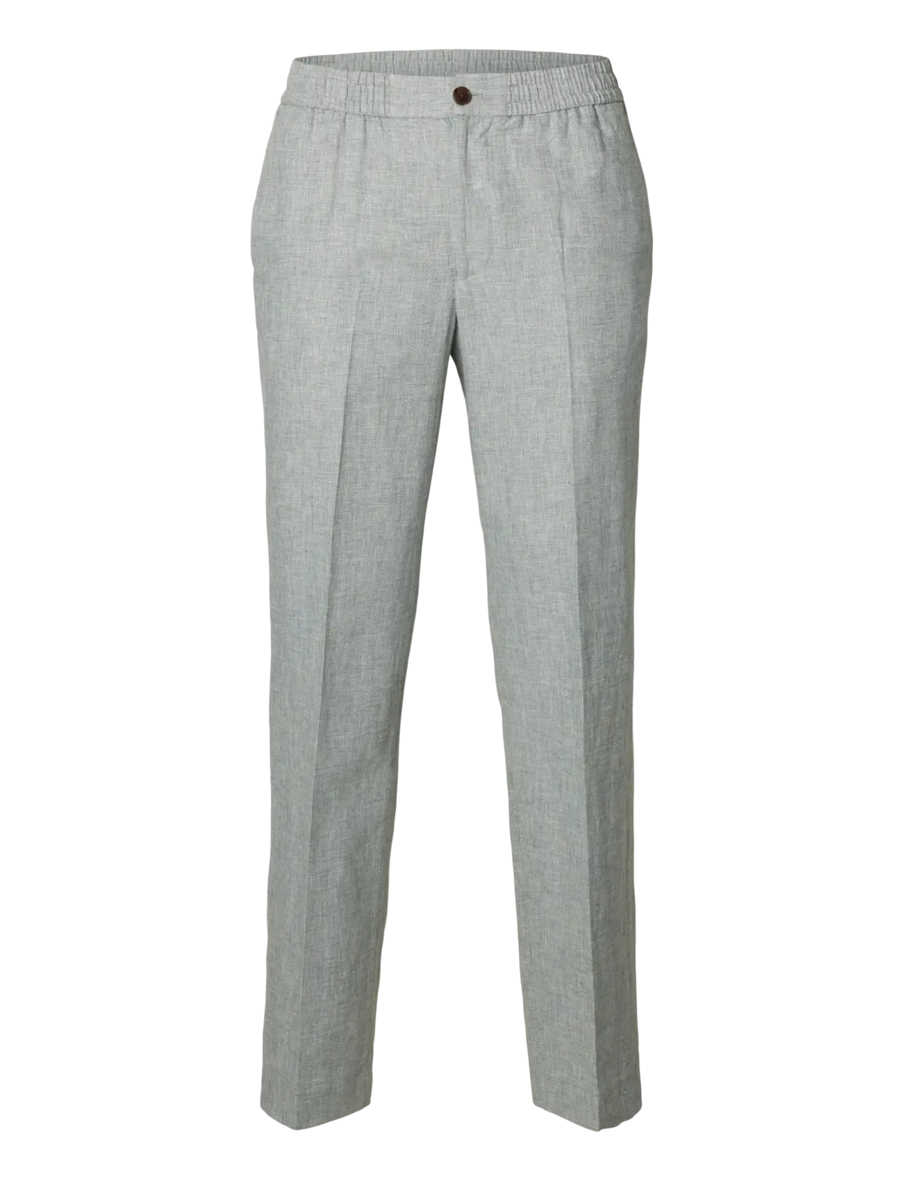 Selected SLMREG-MALIK SUN TRS NOOS - Hørbukser - BALSAM GREEN / grey