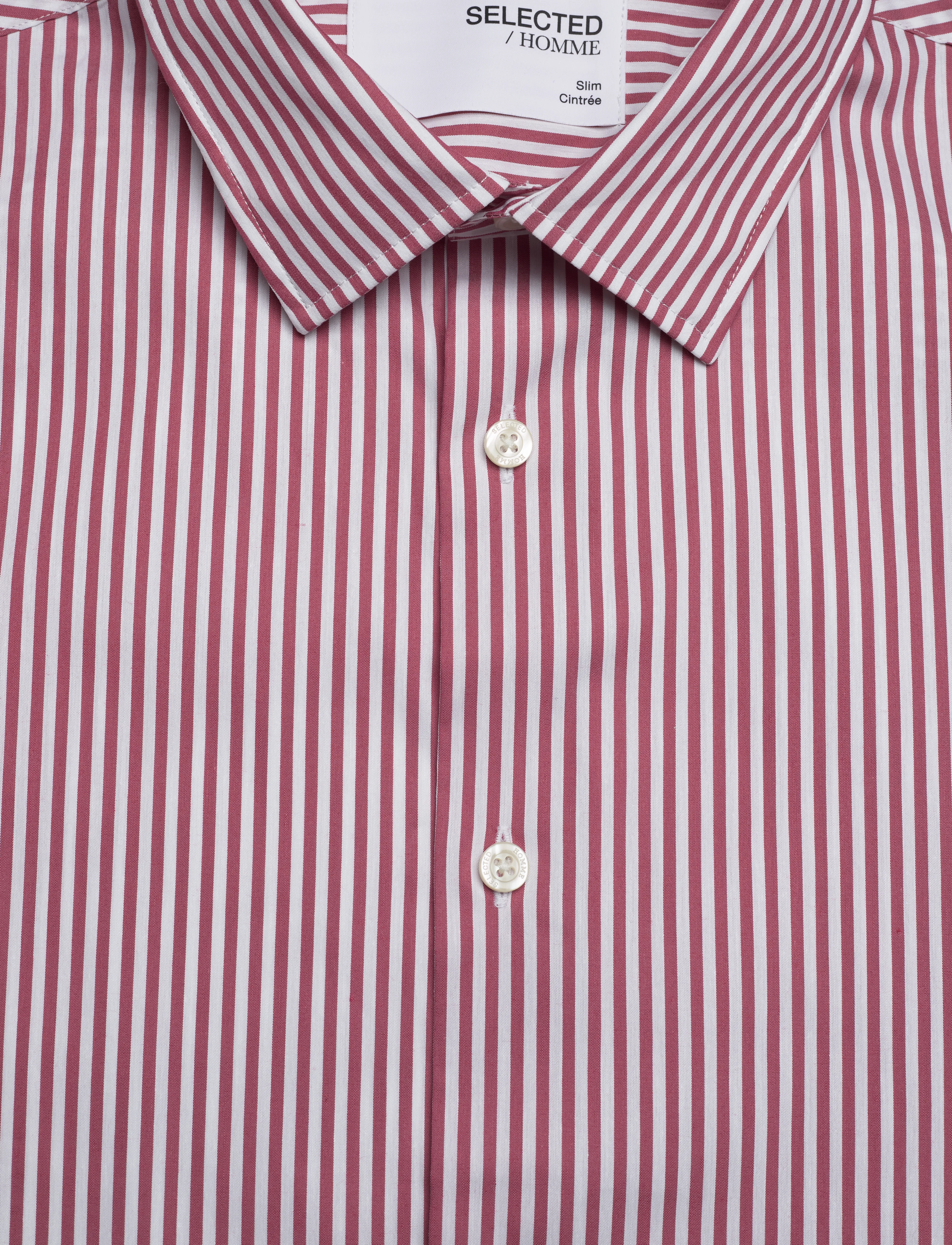 Selected - SLHSLIMSOHO-CONNER SHIRT LS STRIPE - apple butter - 2