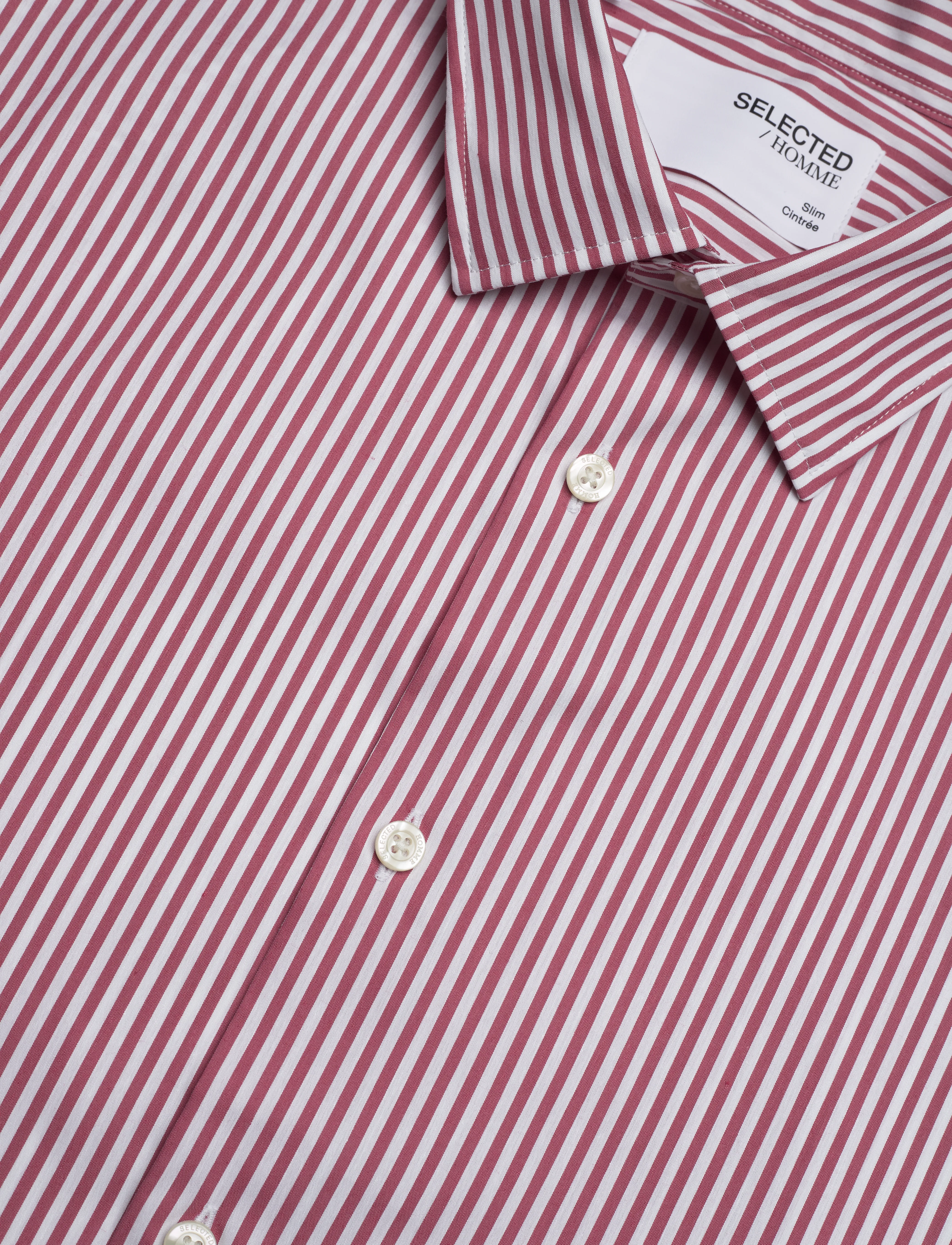 Selected - SLHSLIMSOHO-CONNER SHIRT LS STRIPE - apple butter - 3