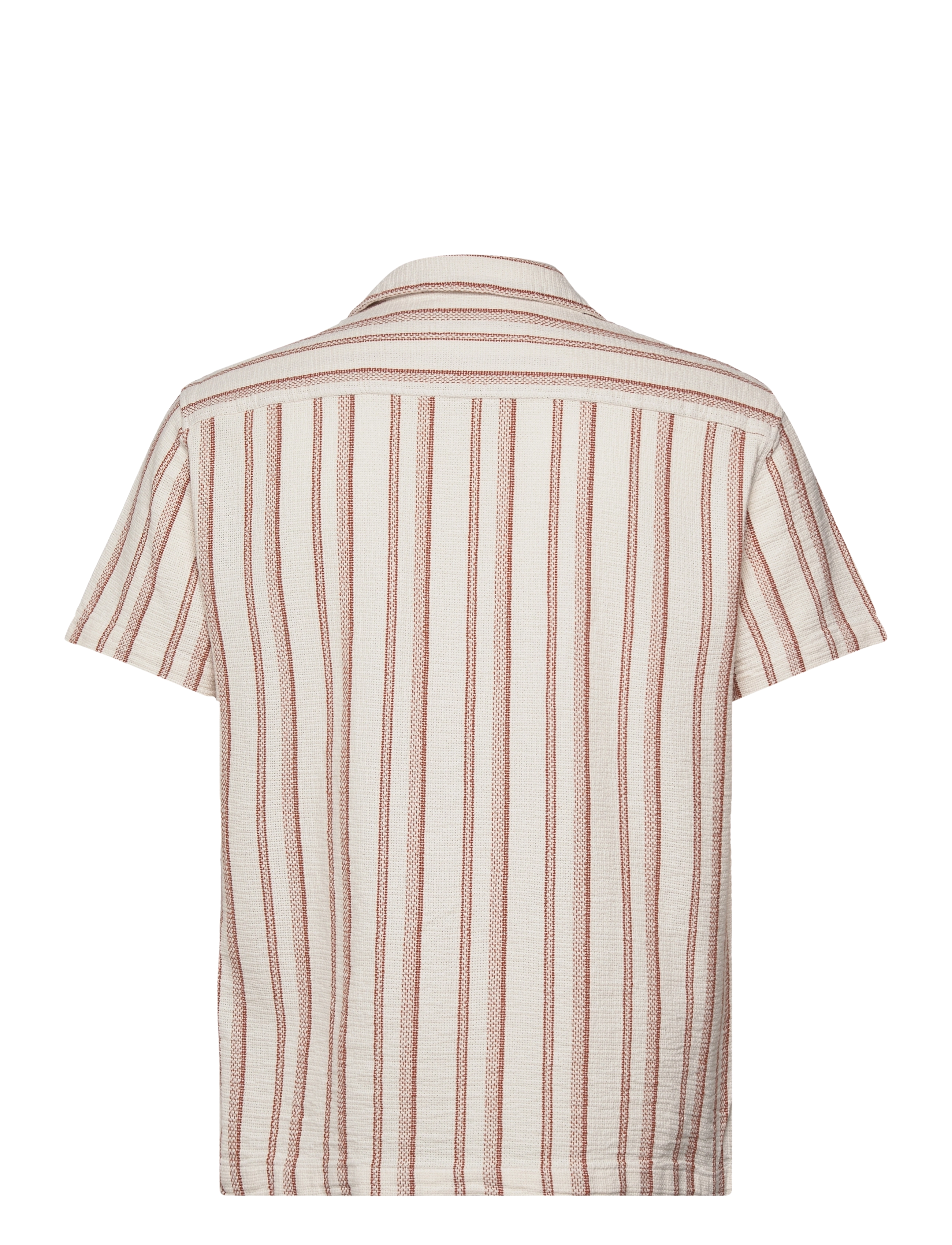 Selected Homme - SLHREG-WEST SHIRT SS RESORT CAMP - egret - 2