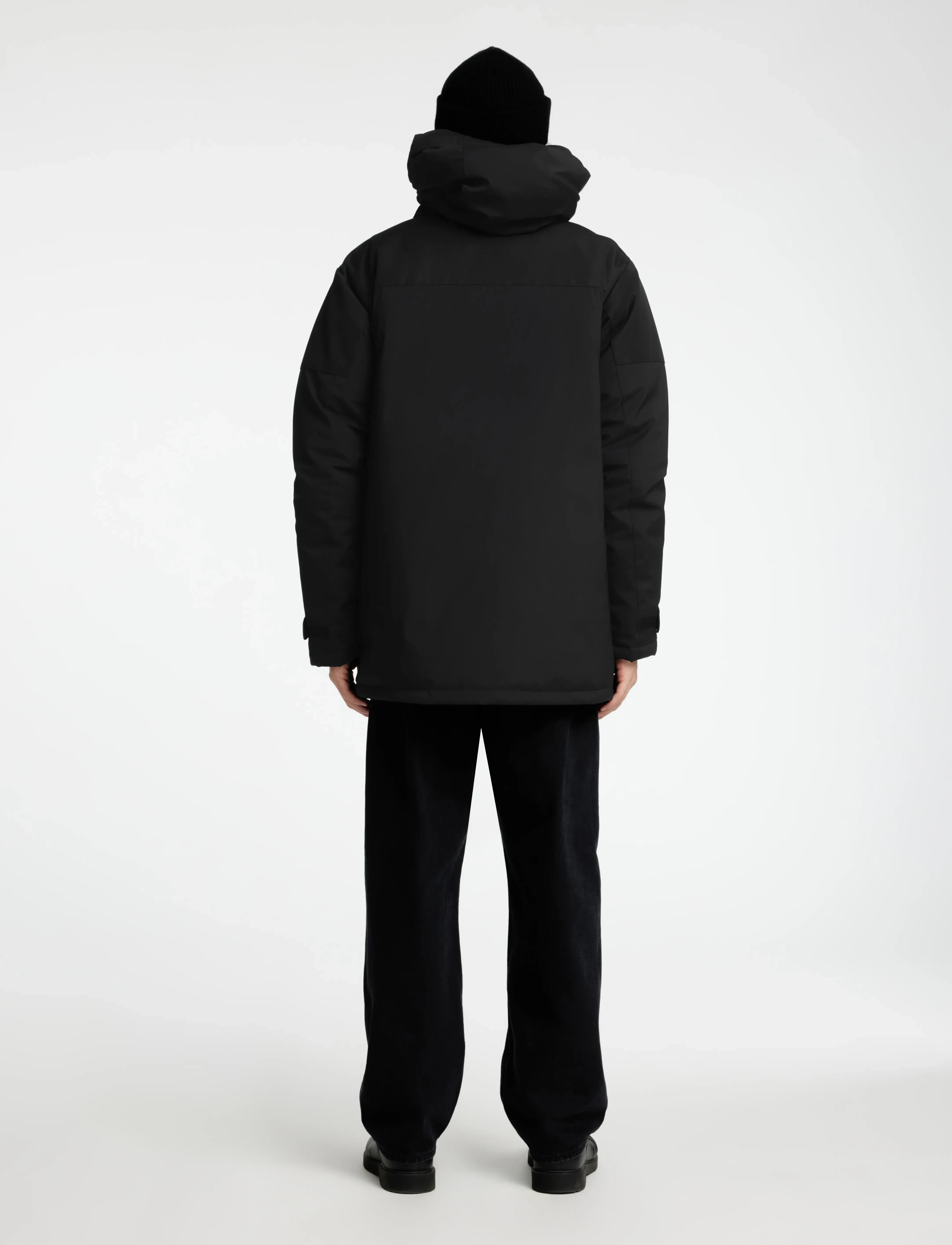 Selected - SLHRON PARKA - talvejoped - black - 2