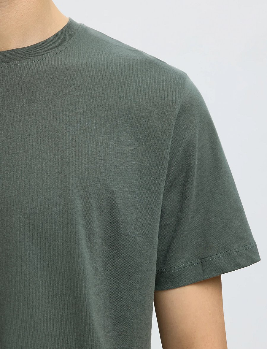 Selected - SLMCORMAC SS O-NECK TEE 3-PACK NOOS - kortærmede t-shirts - balsam green - 4