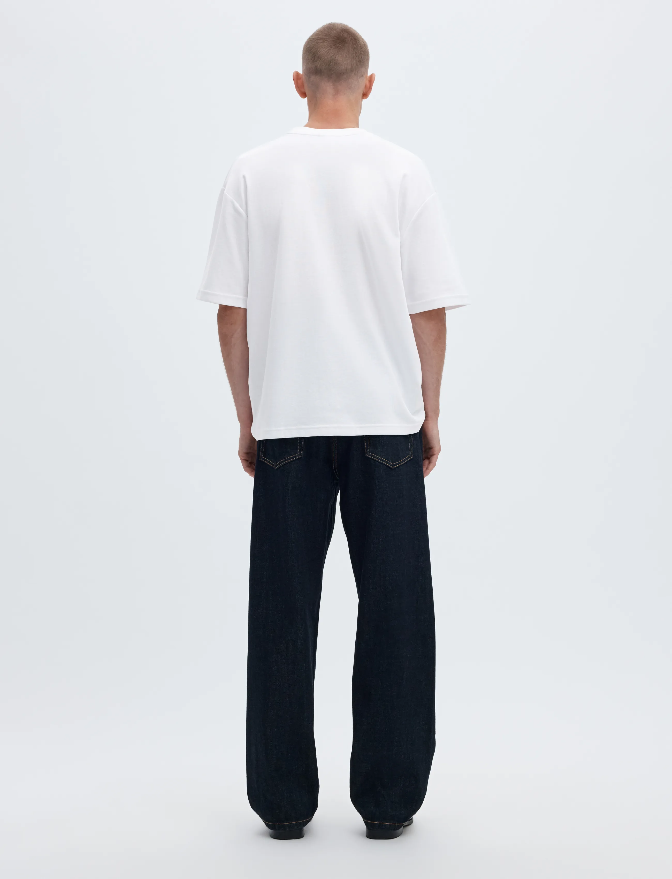 Selected - SLMLOOSEOSCAR SS O-NECK TEE NOOS - kurzärmelige t-shirts - bright white - 3