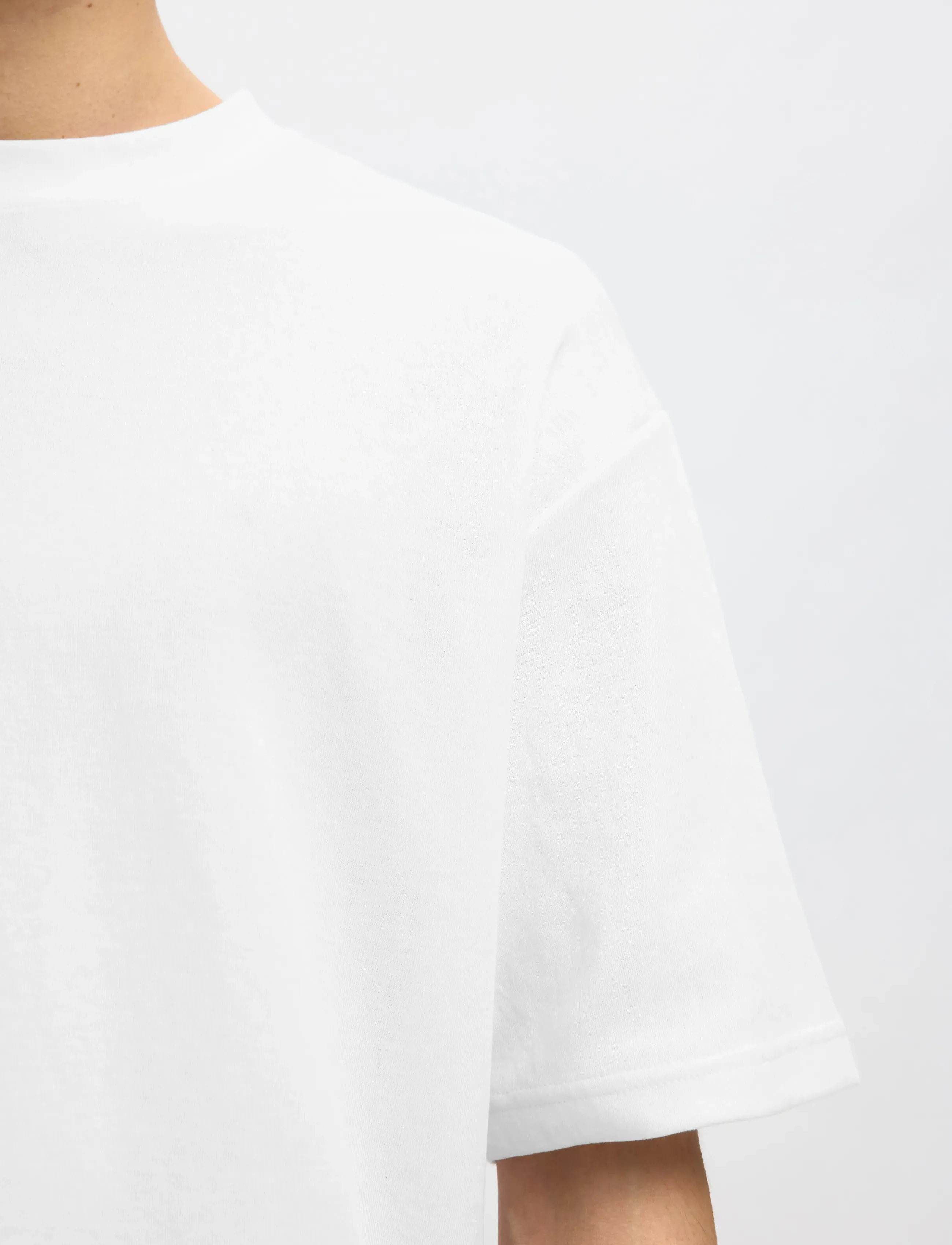 Selected - SLMLOOSEOSCAR SS O-NECK TEE NOOS - kurzärmelig - bright white - 4