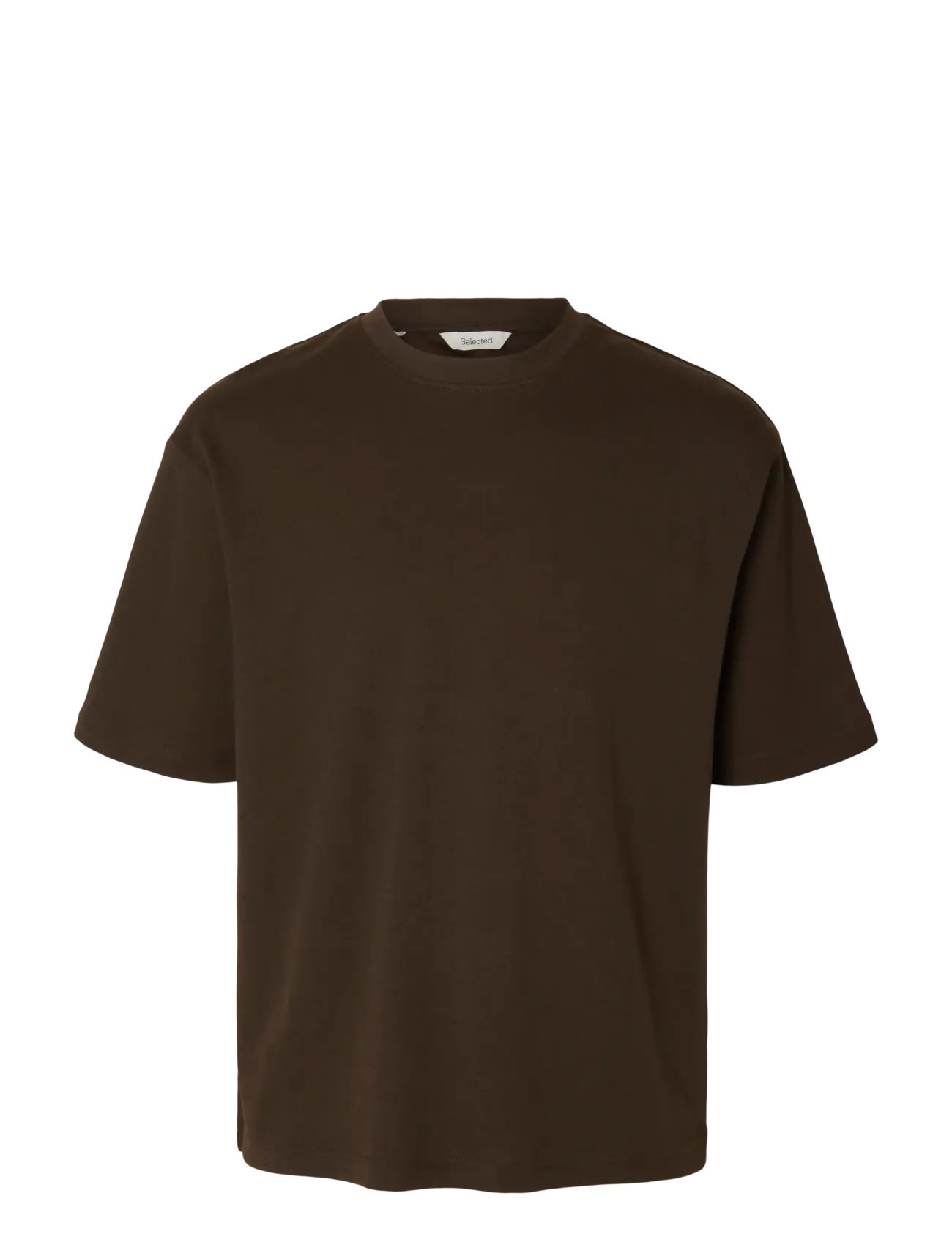 Selected - SLMLOOSEOSCAR SS O-NECK TEE NOOS - kortærmede t-shirts - delicioso - 1