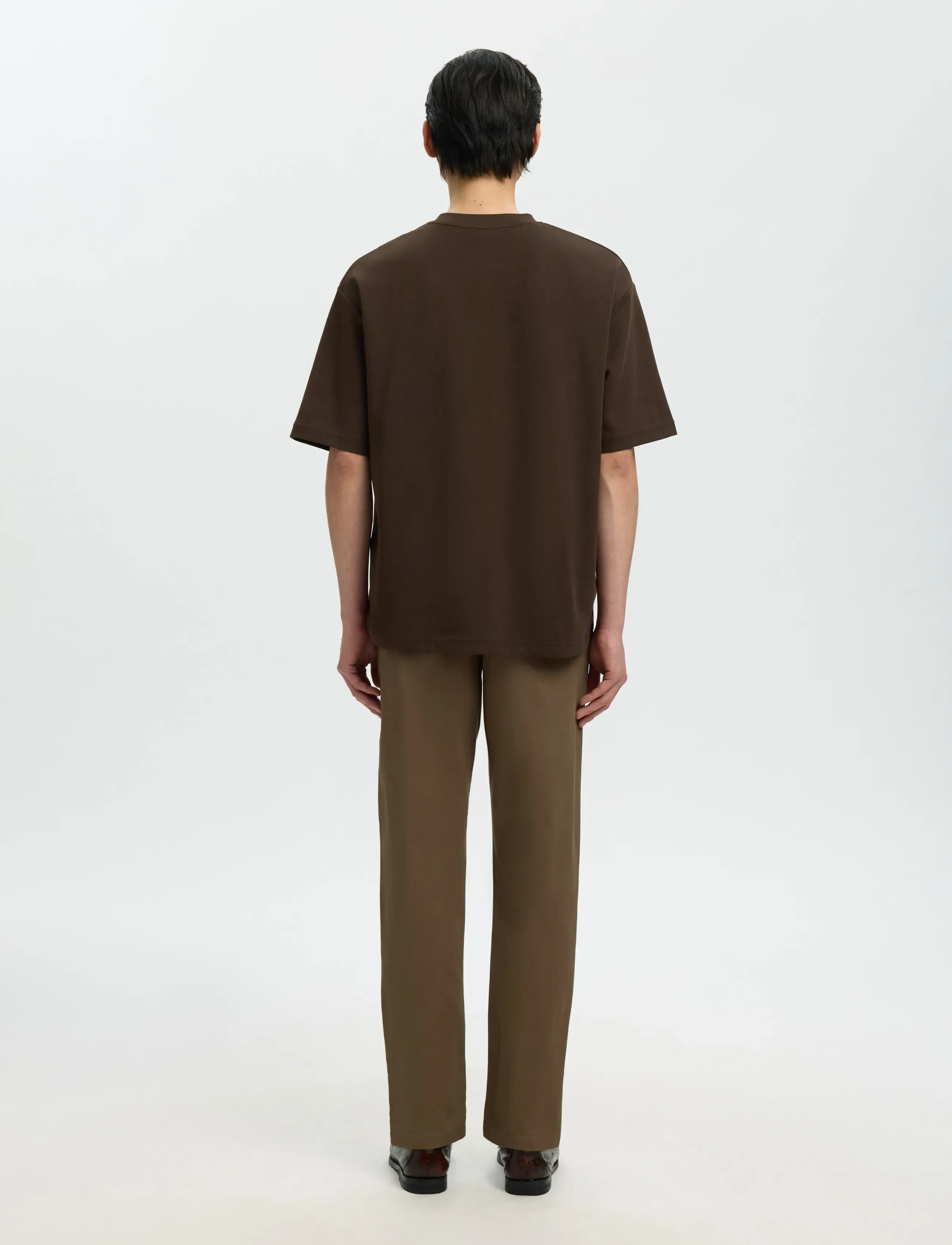 Selected - SLMLOOSEOSCAR SS O-NECK TEE NOOS - kortærmede t-shirts - delicioso - 2
