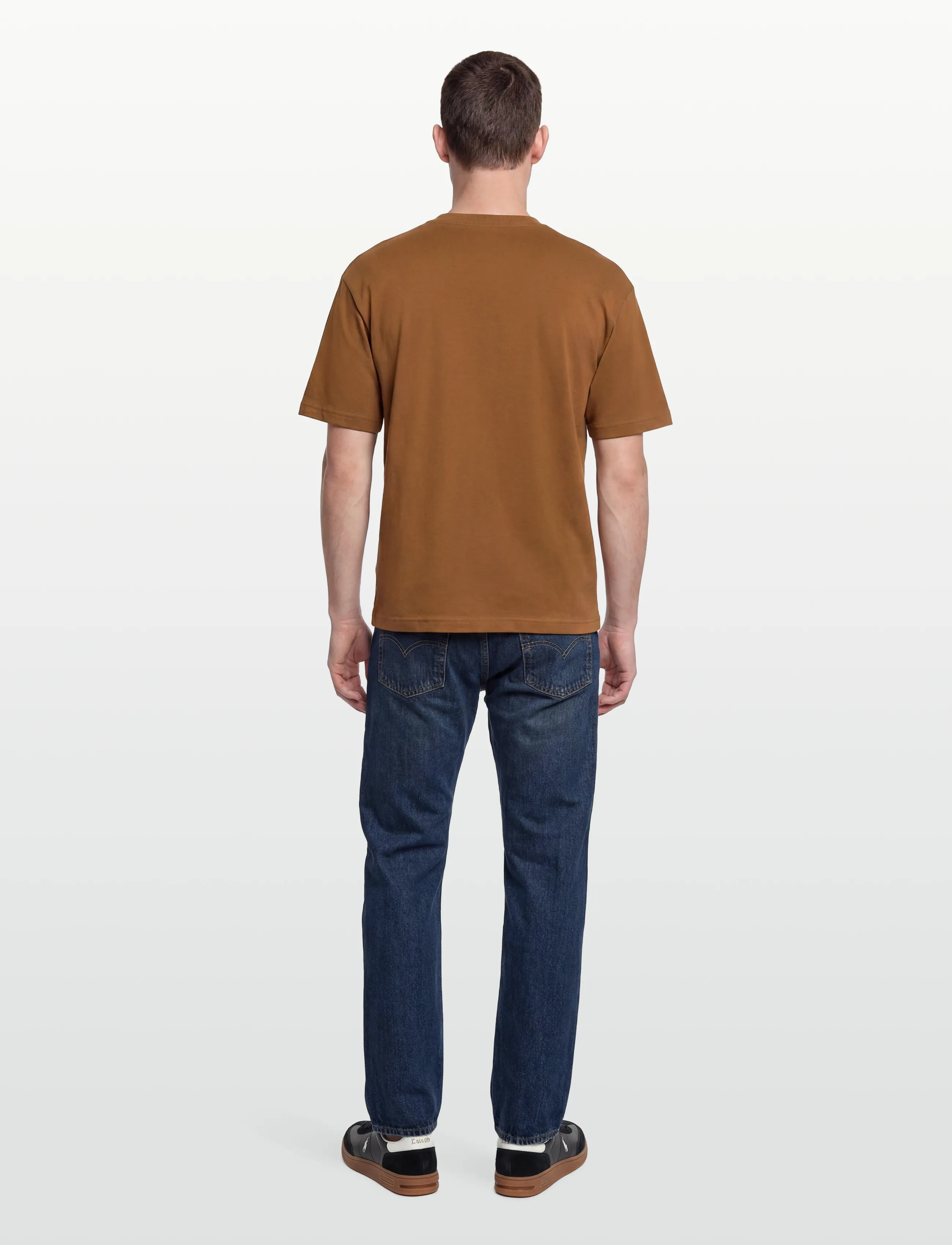 Selected - SLMLOOSEOSCAR SS O-NECK TEE NOOS - kortærmede t-shirts - monks robe - 4