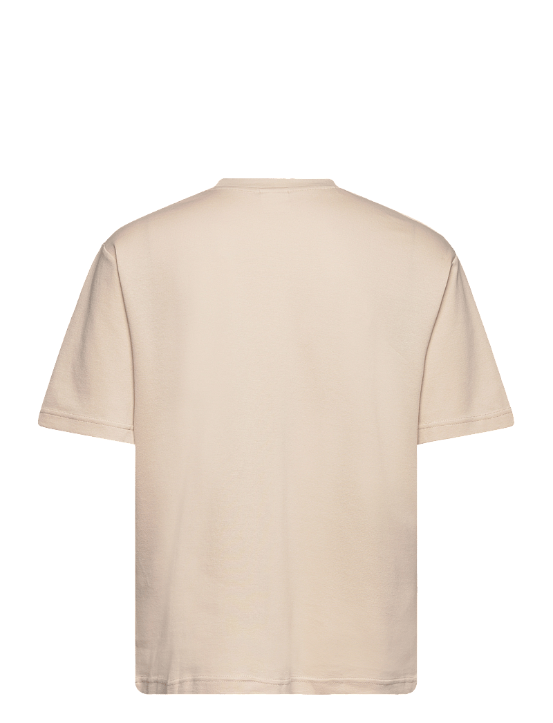 Selected - SLHLOOSEOSCAR SS O-NECK TEE NOOS - kurzärmelig - oatmeal - 2