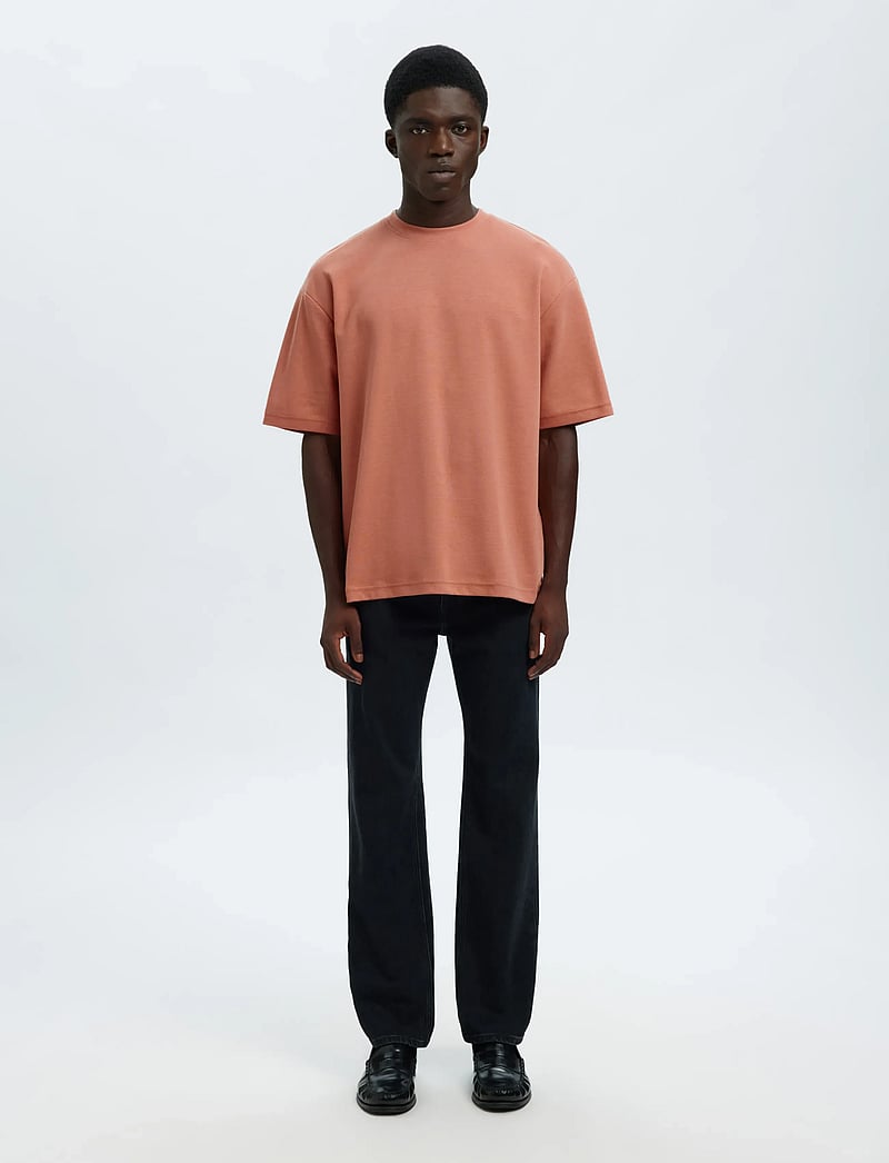 Selected - SLHLOOSEOSCAR SS O-NECK TEE NOOS - kurzärmelig - rose dawn - 2