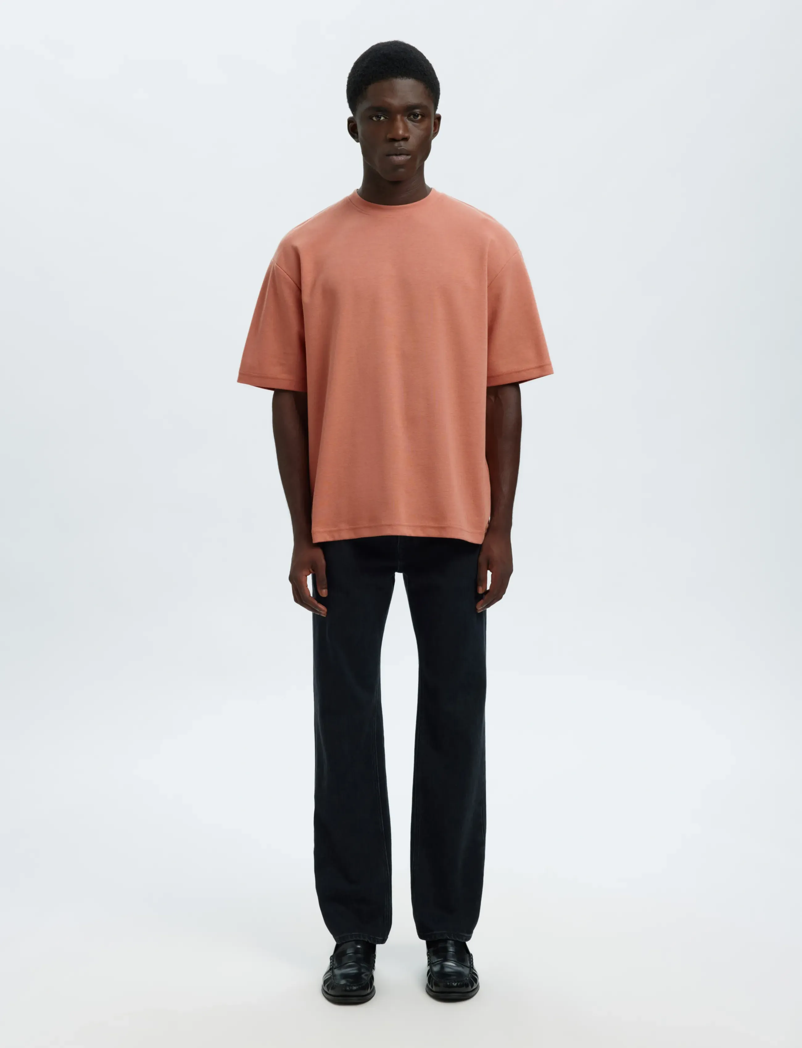 Selected - SLMLOOSEOSCAR SS O-NECK TEE NOOS - kortærmede t-shirts - rose dawn - 2