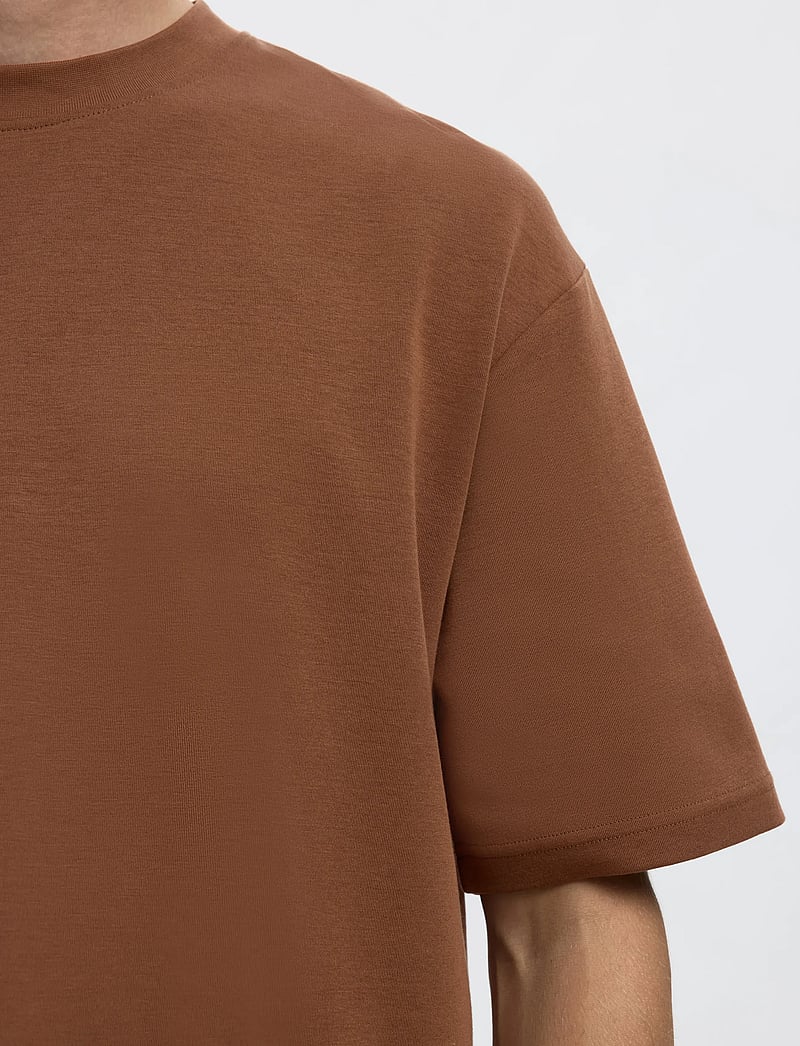 Selected - SLHLOOSEOSCAR SS O-NECK TEE NOOS - kurzärmelig - soft silt - 5