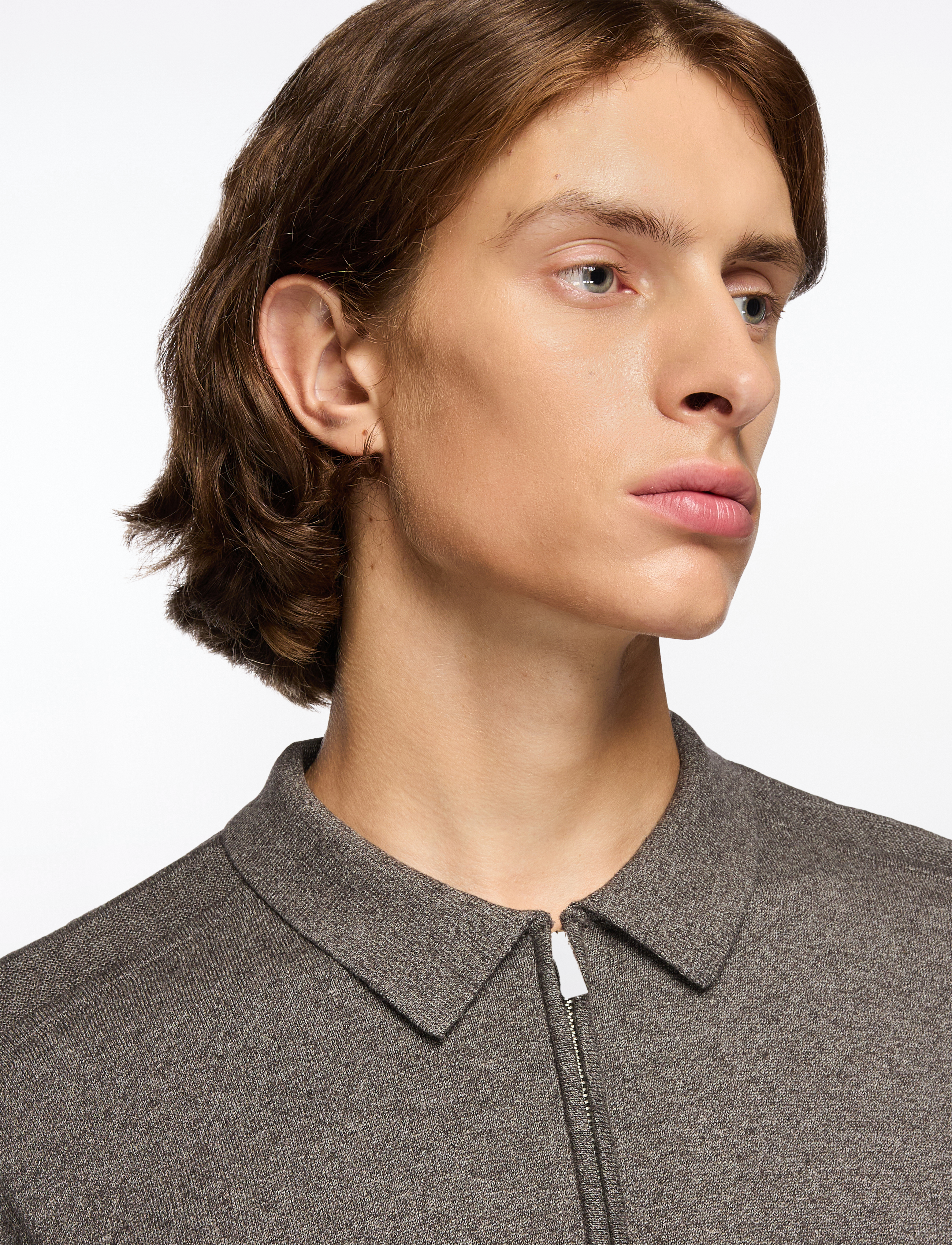 SELECTED Slhberg Ls Half Zip Polo Noos polotröjor herr – bild 7