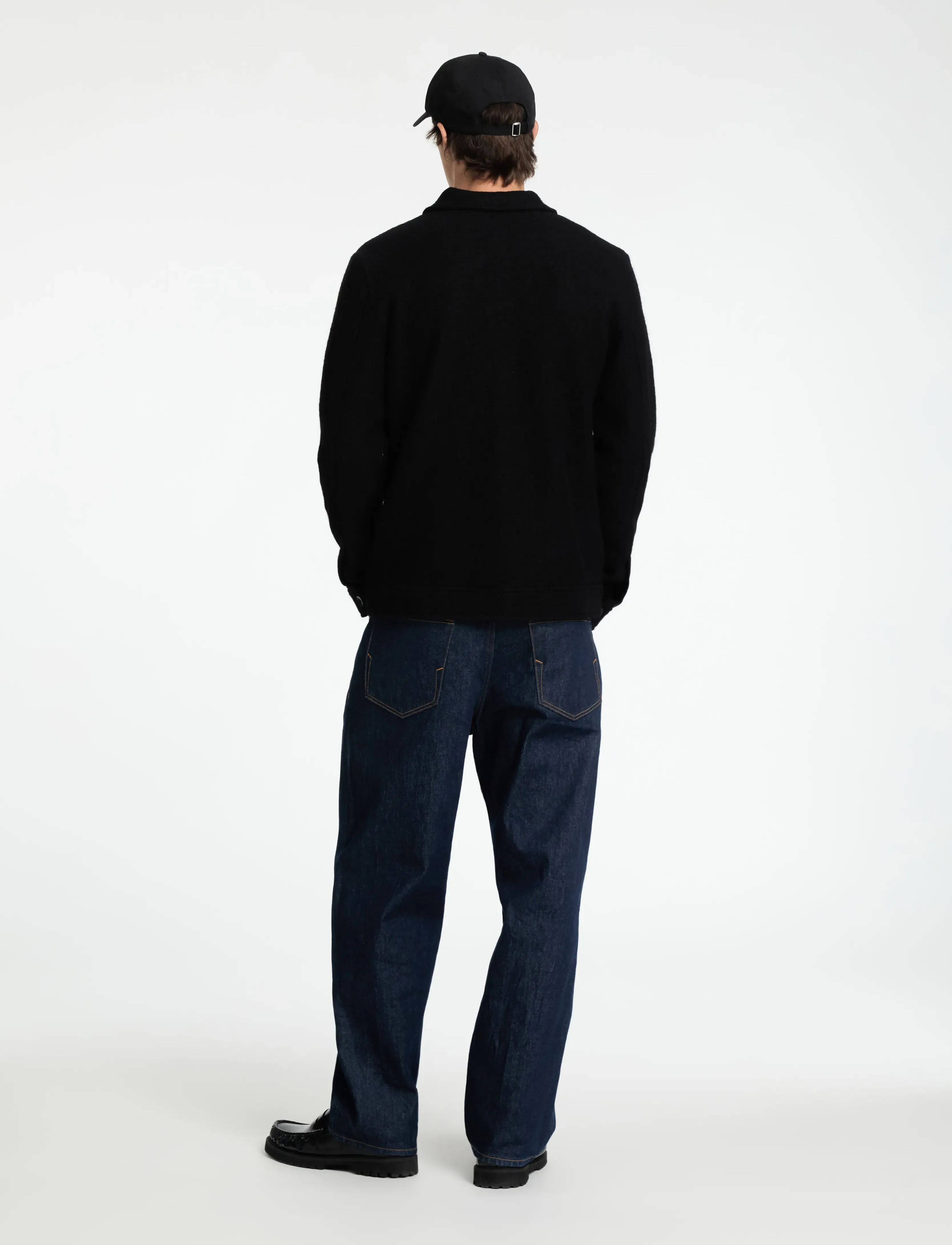 Selected - SLHNEALY LS KNIT SHIRT JACKET NOOS - black - 2