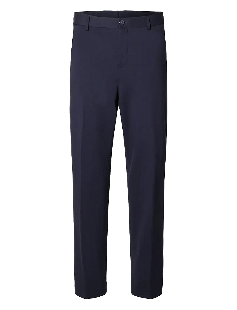 Selected - SLHSLIMTAPE-DELON STRING JERSEY FLEX TRS - vabaaja püksid - navy blazer - 0