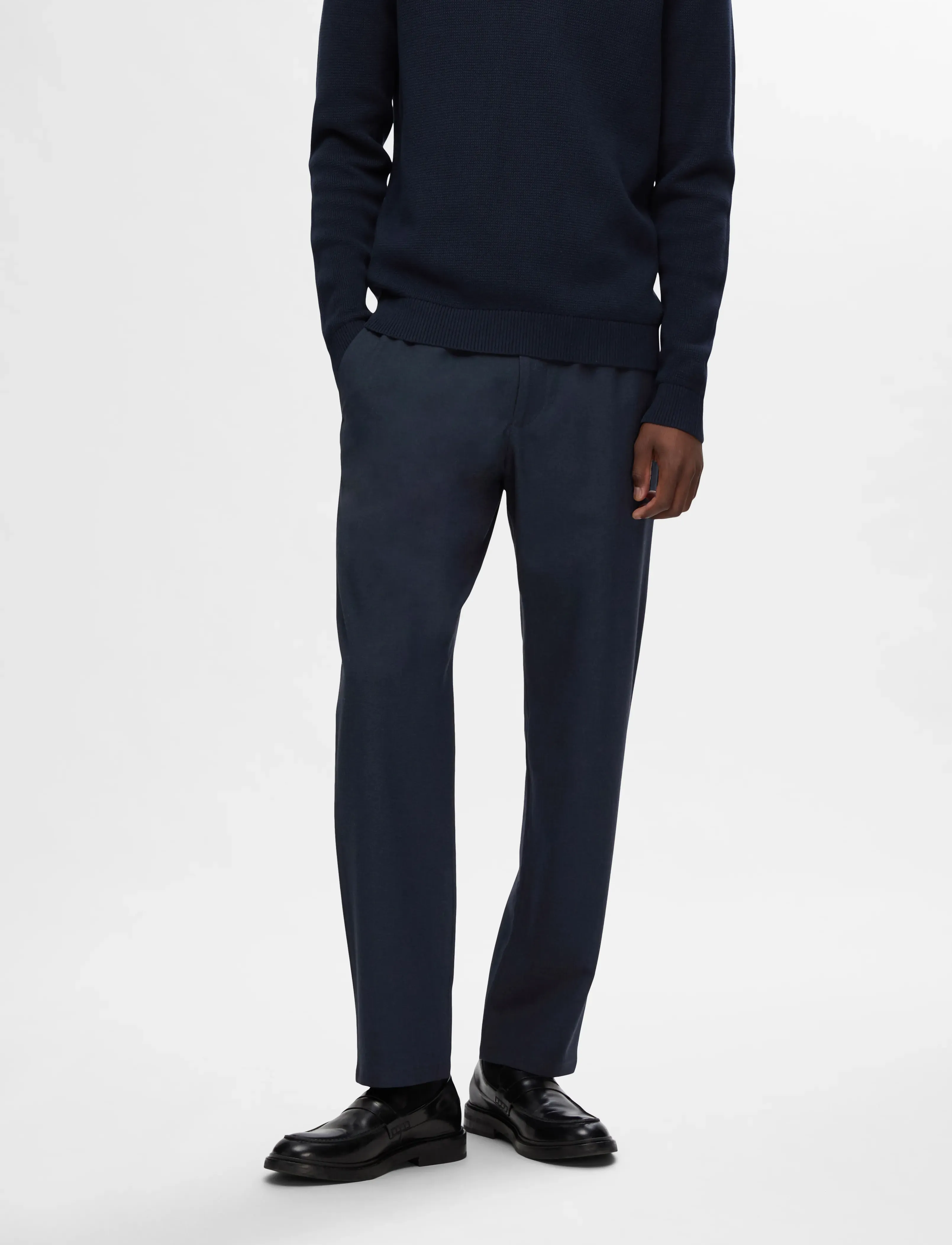 Selected Men SLH196-Straight Robert String Pant Slacks herr – bild 8