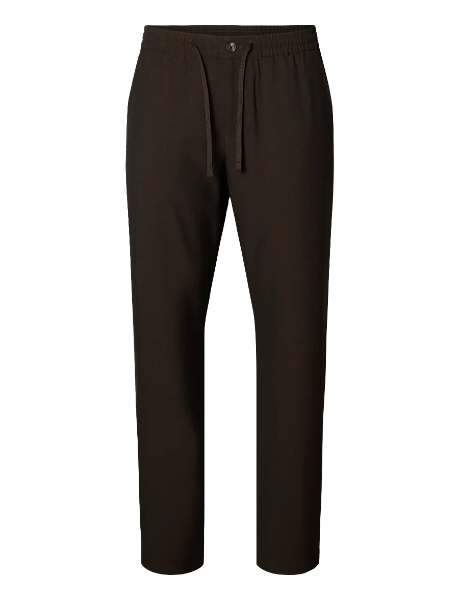 Selected - SLM196-STRAIGHT ROBERT STRING PANT NOOS - freizeithosen - delicioso - 0