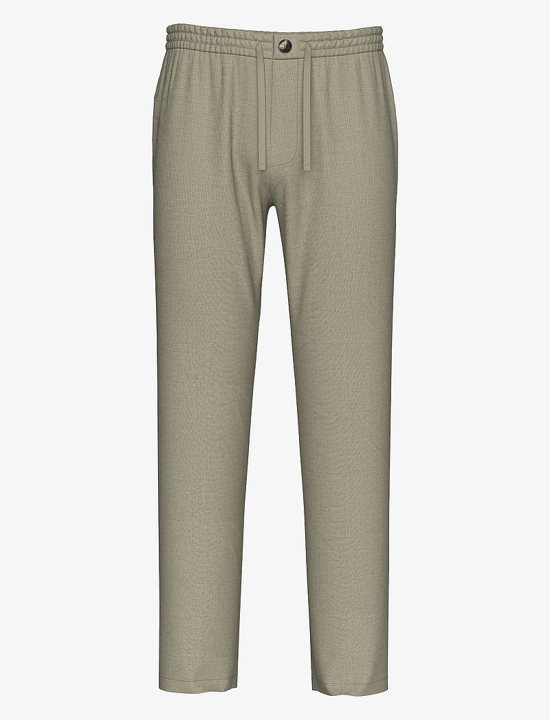 Selected - SLH196-STRAIGHT ROBERT STRING PANT NOOS - casual bukser - sand - 1