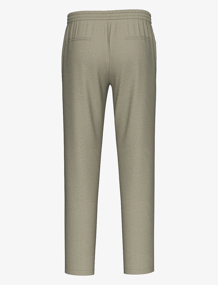 Selected - SLH196-STRAIGHT ROBERT STRING PANT NOOS - freizeithosen - sand - 2