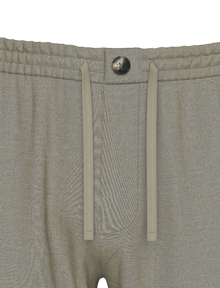 Selected - SLH196-STRAIGHT ROBERT STRING PANT NOOS - freizeithosen - sand - 0