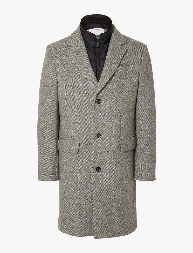 Selected - SLHNEW JOSEPH COAT NOOS - light grey melange - 1